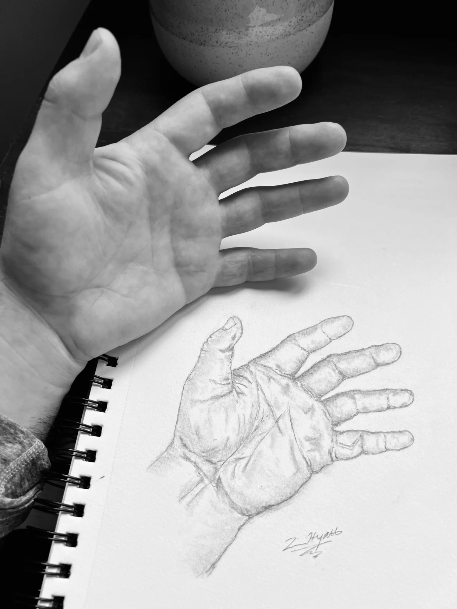 Travis Hyatt at work